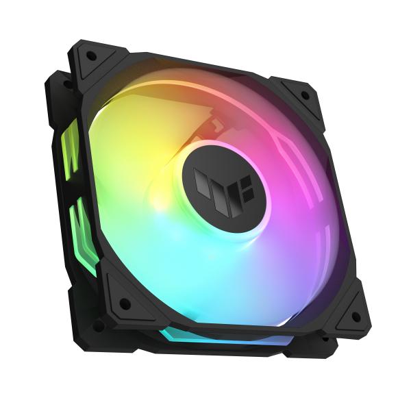 ASUS TUF Gaming TR120 ARGB Reverse Fan - Single Pack Case per computer Ventilatore 12 cm Nero (ASUS TUF GAMING TR120 ARGB REVERSE 1-p)
