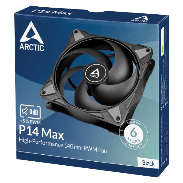 ARCTIC P14 Max Case per computer Ventilatore 14 cm Nero