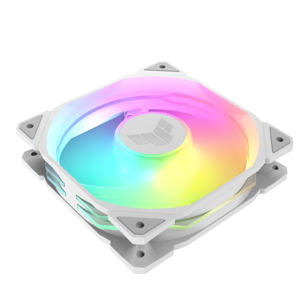 ASUS TUF GAMING TR120 ARGB REVERSE 3IN1 White Case per computer Raffreddatore d'aria 12 cm Bianco