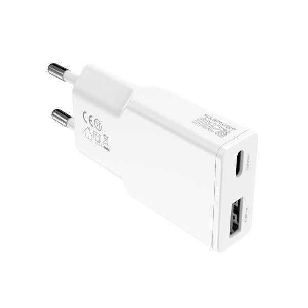 4smarts 541122 Caricabatterie per dispositivi mobili Smartphone, Tablet Bianco AC Ricarica rapida Interno
