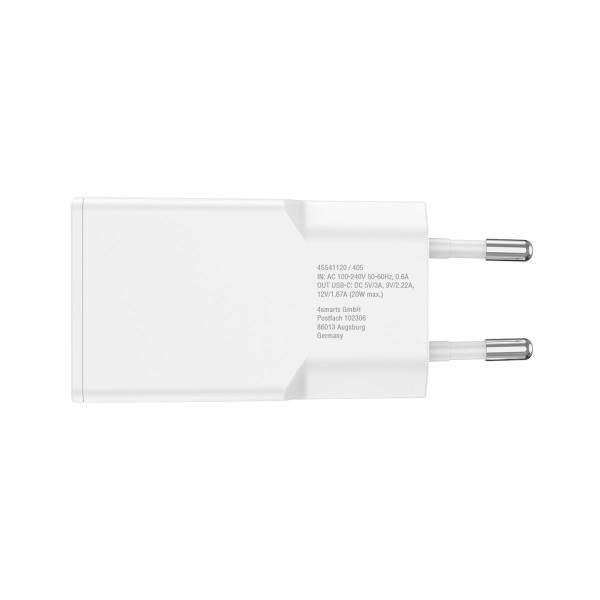 4smarts PDPlug Slim Smartphone, Tablet Bianco AC Ricarica rapida Interno