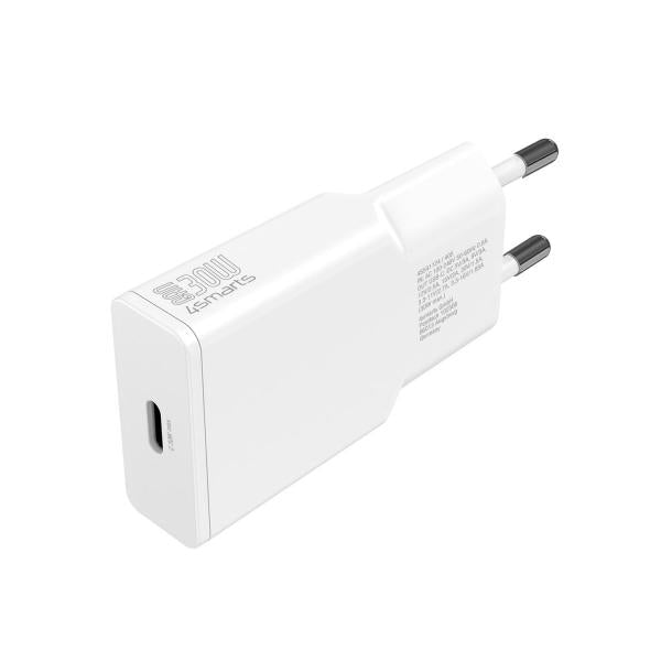 4smarts 541124 Caricabatterie per dispositivi mobili Smartphone Bianco AC Ricarica rapida Interno