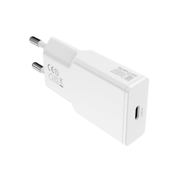4smarts 541124 Caricabatterie per dispositivi mobili Smartphone Bianco AC Ricarica rapida Interno