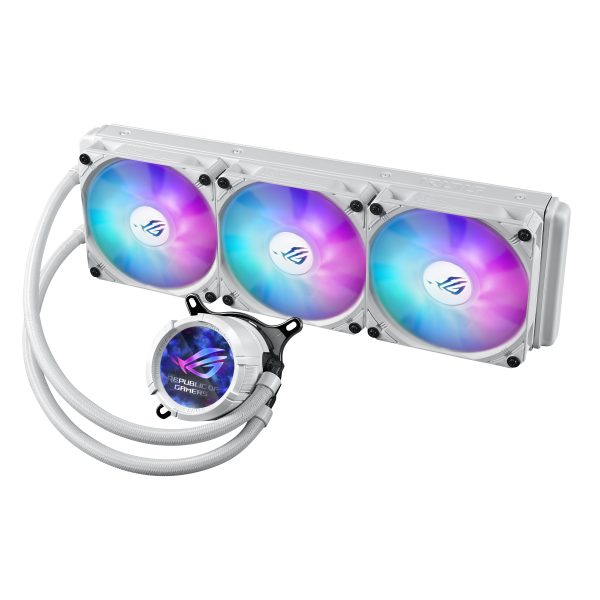 ASUS ROG Strix LC III 360 ARGB White Edition Case per computer Raffreddatore di liquidi tutto in uno 12 cm Bianco