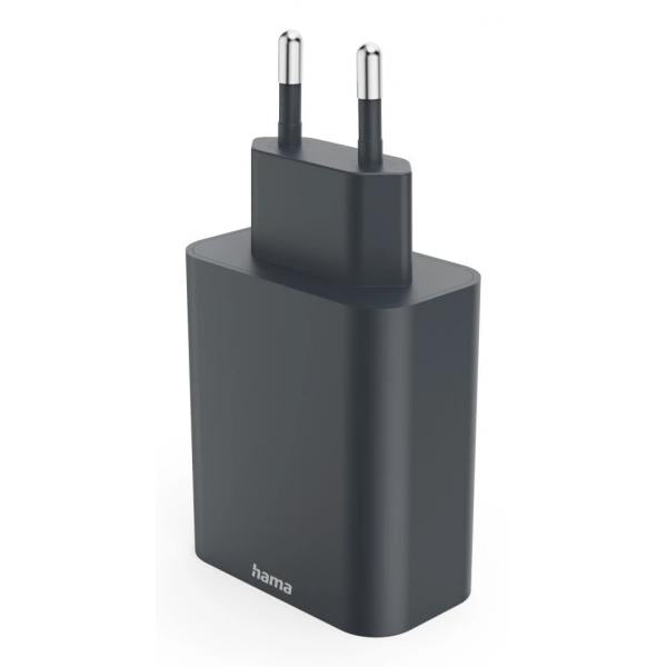 Hama 00086445 Caricabatterie per dispositivi mobili Smartphone, Tablet Grigio AC Ricarica rapida Interno