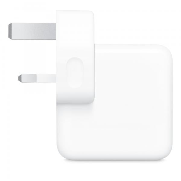 Apple MW2K3B/A Caricabatterie per dispositivi mobili Universale Bianco AC Interno (35W DUAL USB-C POWER ADAPTER)