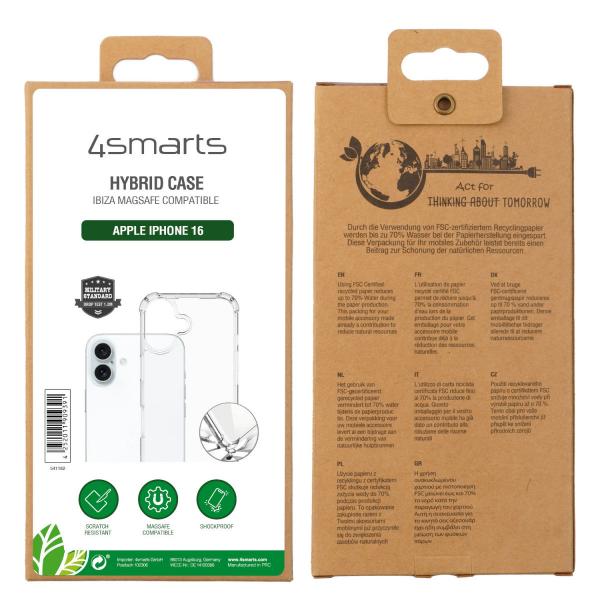 4smarts 541182 custodia per cellulare 15,5 cm (6.1") Cover Trasparente
