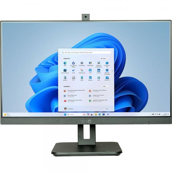 Wortmann AG TERRA 1001378 All-in-One PC Intel Core i5 i5-12400 68,6 cm (27") 1920 x 1080 Pixel PC All-in-one 8 GB DDR5-SDRAM 1 TB SSD Windows 11 Home Wi-Fi 6 (802.11ax) Nero