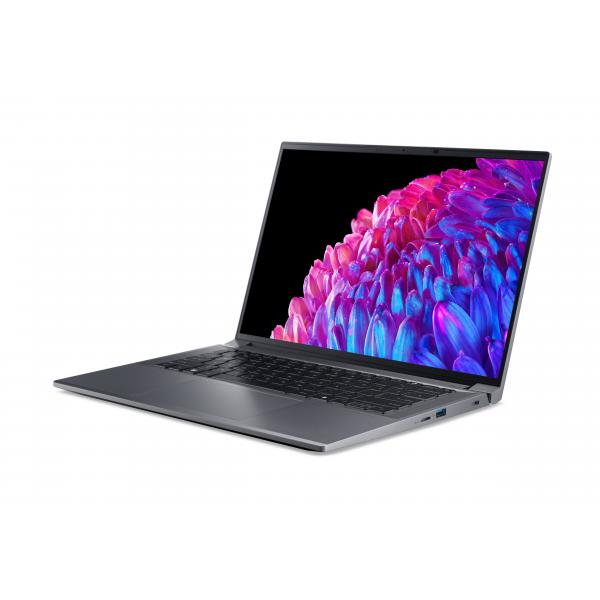 Acer Swift SFX14-72G-7894 Intel Core Ultra 7 155H Computer portatile 36,8 cm (14.5") 2.8K 32 GB LPDDR5-SDRAM 1 TB SSD NVIDIA GeForce RTX 4060 Wi-Fi 6 (802.11ax) Windows 11 Pro Grigio