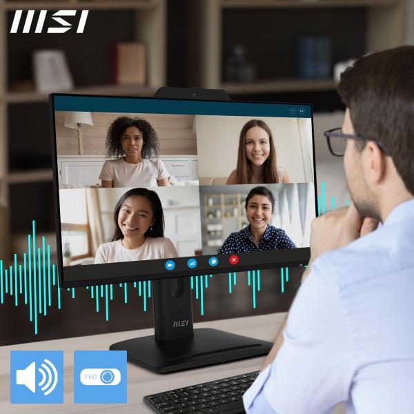 MSI MONITOR 23,8 LED IPS 16:9 FHD 120Hz 300 CDM, PIVOT, VGA/DP/HDMI, MULTIMEDIALE
