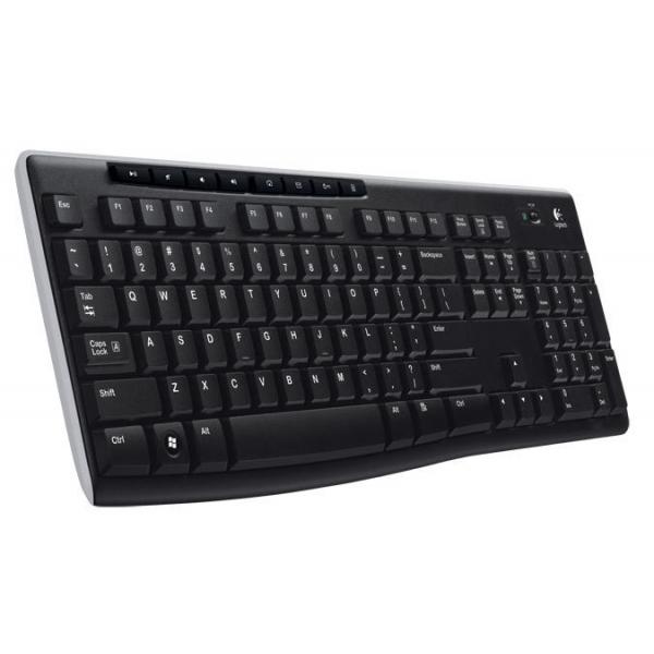 Logitech K270 tastiera RF Wireless QWERTZ Svizzere Nero