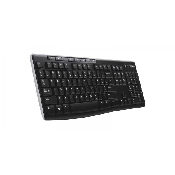 Logitech K270 tastiera RF Wireless QWERTZ Svizzere Nero