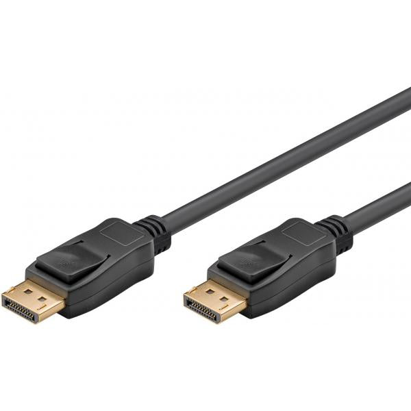 Goobay 74778 cavo DisplayPort 2 m Nero (DisplayPort Connector Cable 1.4, 2 m,)