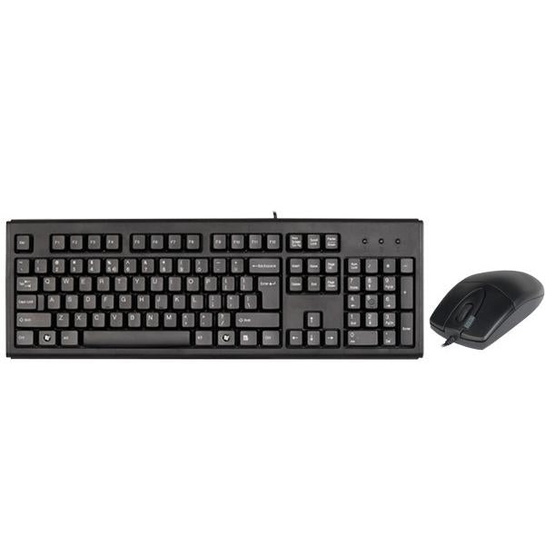 A4Tech KM-720620D tastiera USB QWERTY Inglese Nero