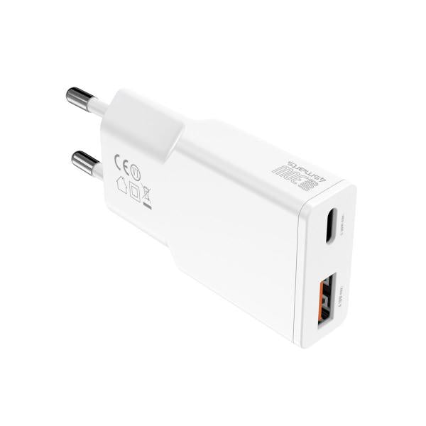 4smarts PDPlug Duos Slim Smartphone, Tablet Bianco AC Ricarica rapida Interno