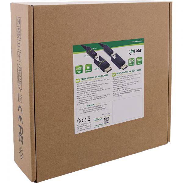 InLine 17250O cavo DisplayPort 50 m Mini DisplayPort / DisplayPort Nero