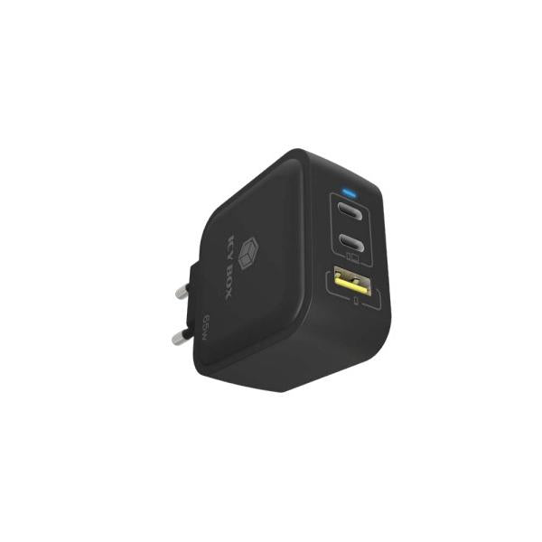 ICY BOX IB-PS1030-PD Caricabatterie per dispositivi mobili Universale Nero AC Ricarica rapida Interno