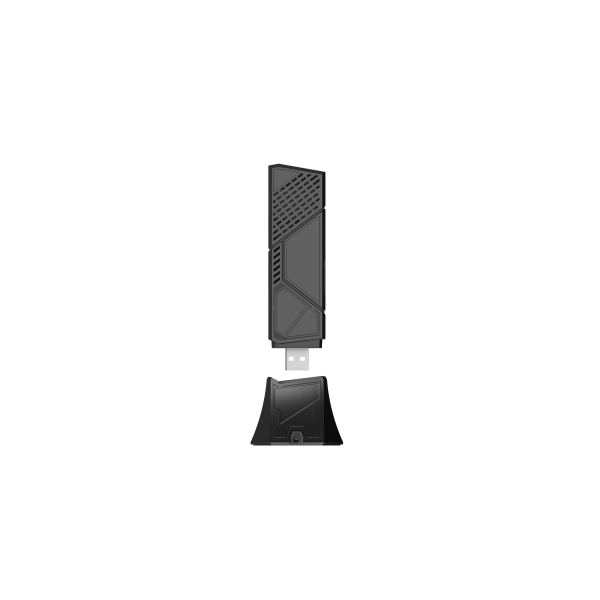 ASUS ROG USB-BE92 Wifi 7 BE6500 Tri-Band USB Adapter WLAN 6500 Mbit/s