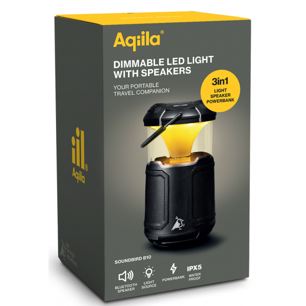 Aqiila 406038 altoparlante portatile e per feste Altoparlante portatile stereo Nero 20 W