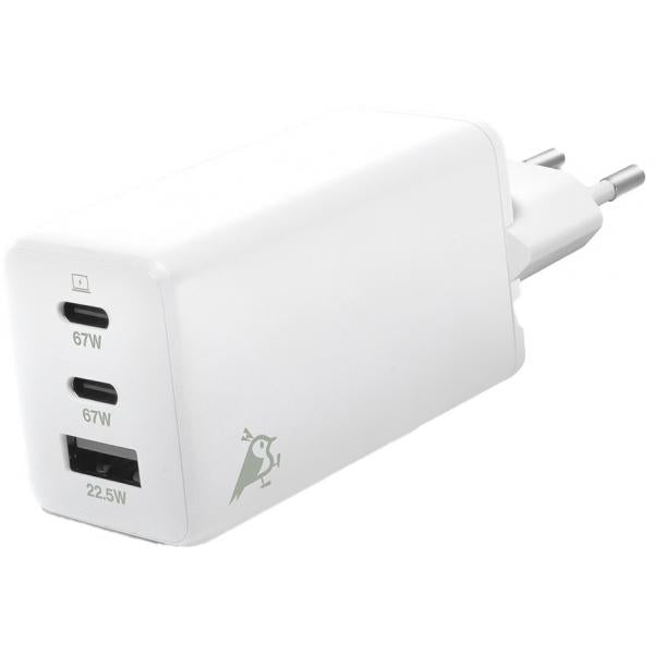 Aqiila Chargebird W3 Universale Bianco AC Ricarica rapida Interno