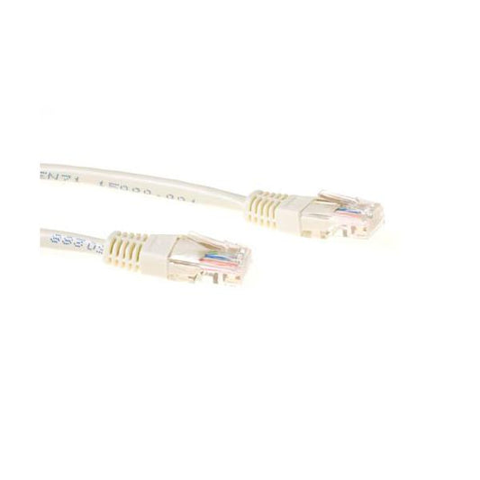 ACT IB6401 cavo di rete Avorio 1 m Cat5e
