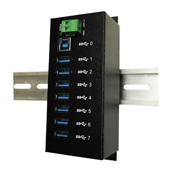 EXSYS EX-1187HMVS hub di interfaccia 5000 Mbit/s Nero