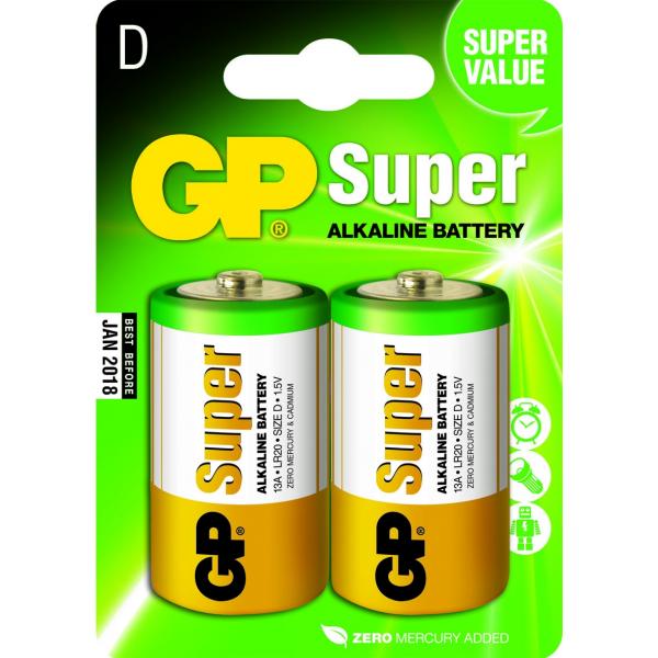 GP Batteries Super Alkaline D Single-use battery Alcalino 1,5 V
