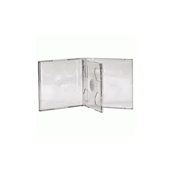Hama CD Double Jewel Case, Pack 5 2 dischi Trasparente