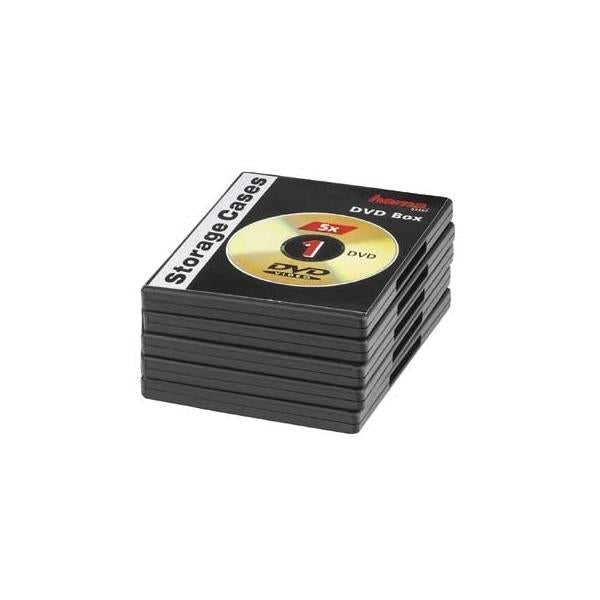 Hama DVD Jewel Cases, Pack of 5, black 1 dischi Nero