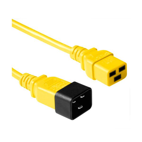 ACT C19 - C20, 1.20m Giallo 1,2 m Accoppiatore C19 Accoppiatore C20