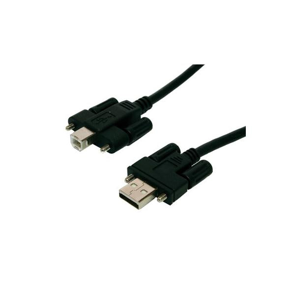 EXSYS USB 2.0 cable, 5m cavo USB USB A USB B Nero