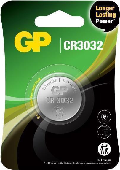 GP Batteries Lithium CR3032 Einwegbatterie Lithium-Manganese Dioxide (LiMnO2) (0603032C1)