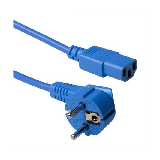 ACT Schuko - C13, 1.8m Blu 1,8 m Accoppiatore C13