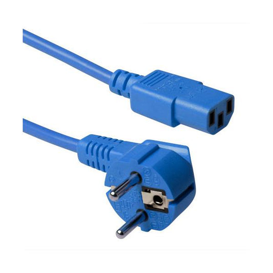 ACT Schuko - C13, 3.0m Blu 3 m Accoppiatore C13