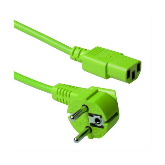 ACT Schuko - C13, 3.0m Verde 3 m Accoppiatore C13