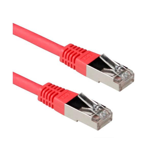 ACT 1.00m Cat6a SSTP PiMF cavo di rete Rosso 1 m S/FTP (S-STP)