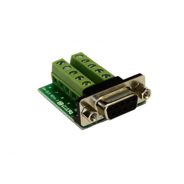 EXSYS EX-49005 cable gender changer 9p D-SUB 10p Verde, Argento