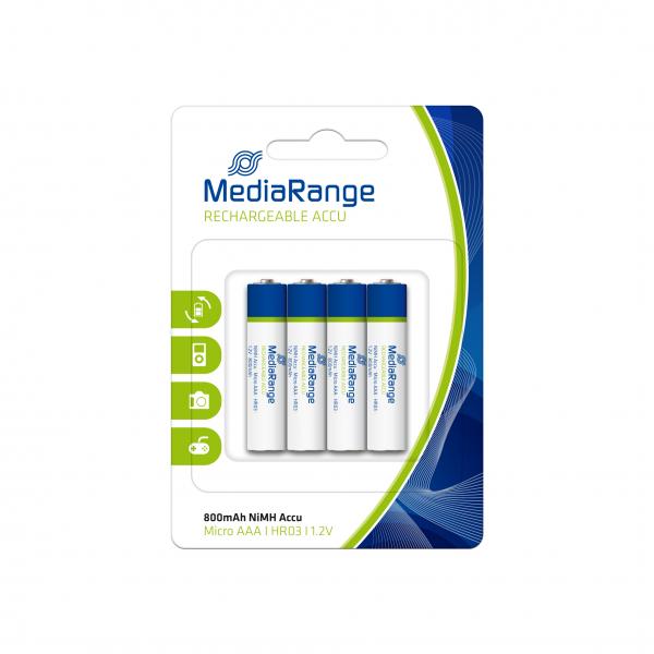 MediaRange MRBAT120 Batteria per fotocamera/videocamera Nichel-Metallo Idruro (NiMH) 800 mAh