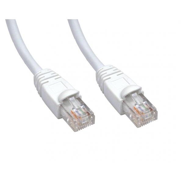 3m Snagless Cat5e Patch Cable - White
