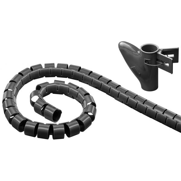 Goobay 51924 accessorio per cavi (Goobay WireTube. Black - 2.5m robust s)