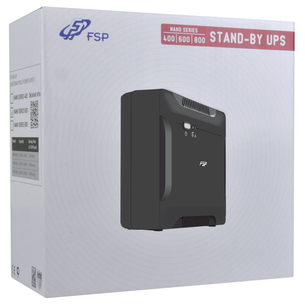 FSP/Fortron Nano 800 Standby (Offline) 0,8 kVA 480 W 2 presa(e) AC