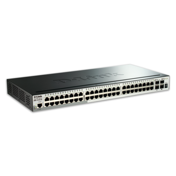 D-Link DGS-1510-52X switch di rete Gestito L3 Gigabit Ethernet (10/100/1000) 1U Nero