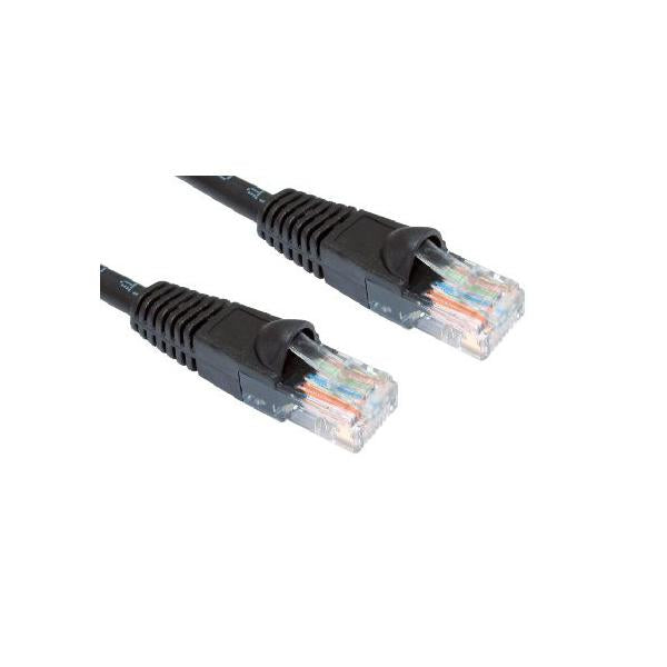 0.5m Snagless Cat6 Patch Cable - Black