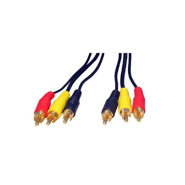 1.2Mtr Three RCA Cable