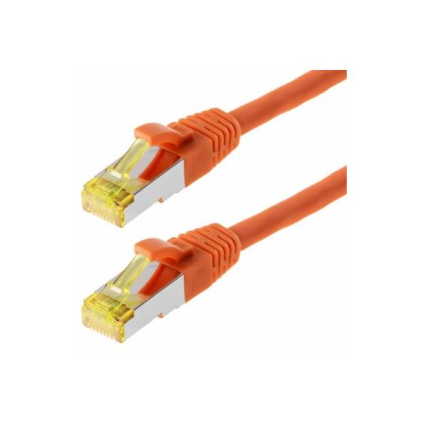 Helos Cat 6a S/FTP 0.25 m cavo di rete Arancione 0,25 m Cat6a S/FTP (S-STP)