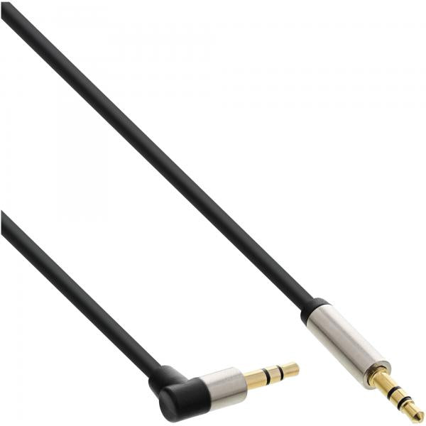 InLine Cavo Audio Jack Slim3,5mm M-M angolare 90, stereo, 2m