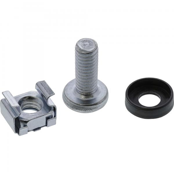 InLine Dadi in gabbia M6 per rack con vite croce e rondella, Conf. 50 pezzi