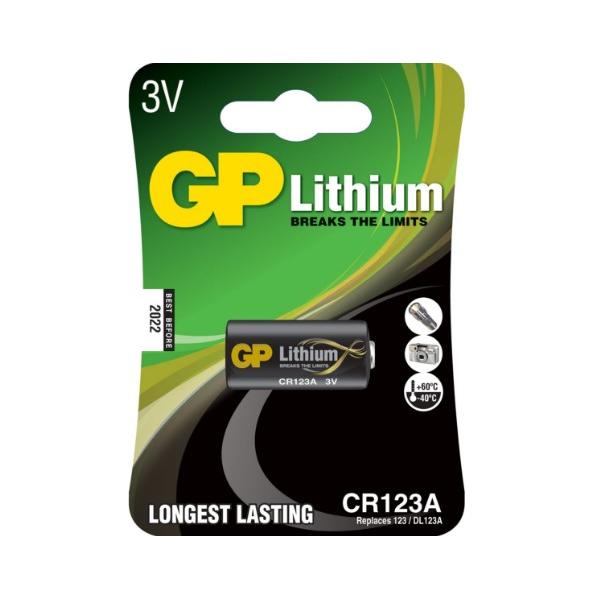 GP Batteries Lithium CR123A Single-use battery Litio 3 V