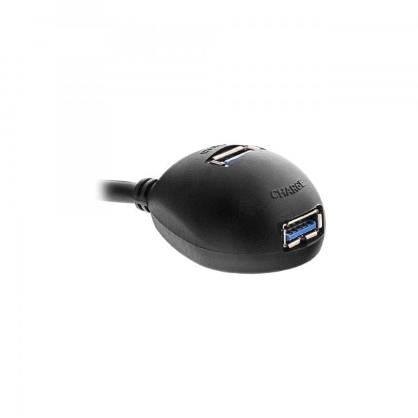 InLine Cavo USB 3.2 Gen.1 A M-F, 1m, Docking Stand con base magnetica