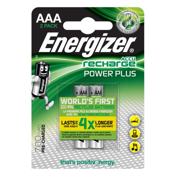 Energizer Power Plus AAA Rechargeable battery Nichel-Metallo Idruro (NiMH)